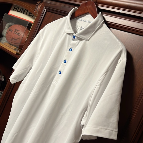 Brand New Johnnie-O Santa Monica Snow White designed Golf Tennis